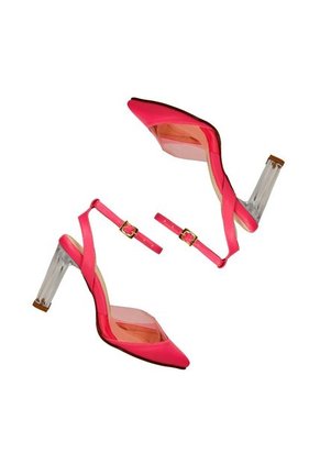 Tacones Fucsia Bata Frenda Mujer