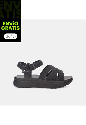 Sandalias Para Mujer Bata Negro Graciela Full Plastic