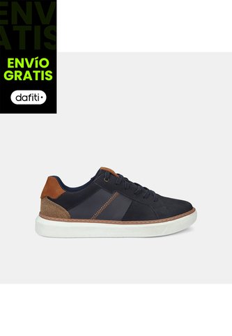 Tenis Para Hombre Bata Azul Perrie Casual Bata
