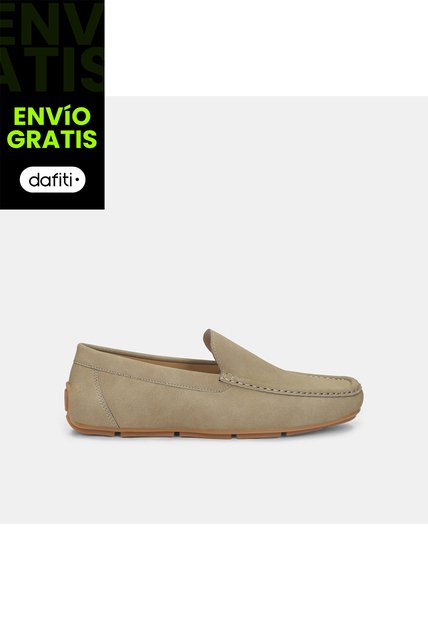 Mocasines Para Hombre Bata Beige Bangkok