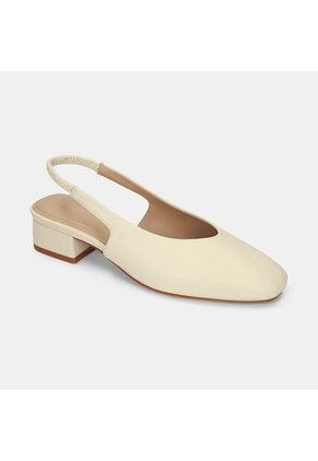 Tacones Para Mujer Bata Blanco Memphis