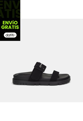 Sandalias Para Mujer Bata Negro Perrie Summer