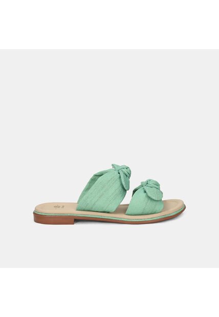 Sandalias Para Mujer Bata Verde Kourtey