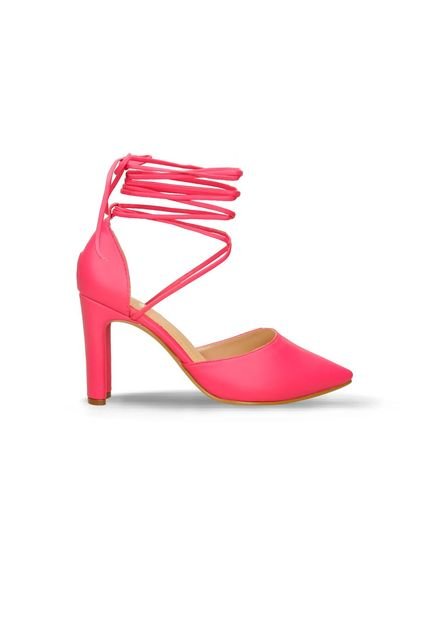 Tacones Fucsia Bata Frayola Mujer