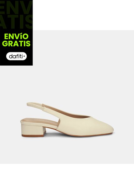 Tacones Para Mujer Bata Blanco Memphis