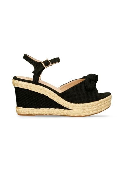 Sandalias Negro Bata Isa Mujer