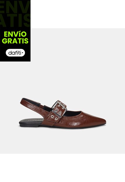 Baleta Para Mujer Bata Negro Prague