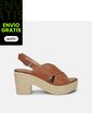 Sandalia Para Mujer Bata Café Claro Sarada de Bata