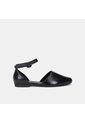 Baletas Para Mujer Bata Negro Gina Puntuda Flat de Bata