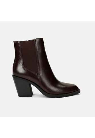 Botines Para Mujer Bata Café Oscuro Karin Bet Bata