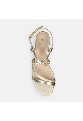 Sandalias Para Mujer Bata Dorado Jazael