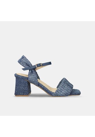 Sandalias Para Mujer Bata Azul Krizia Bata