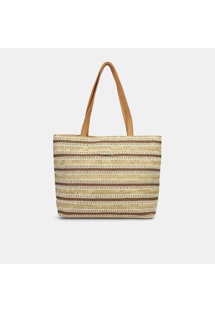 Cartera  Para Mujer Bata Beige Kactus