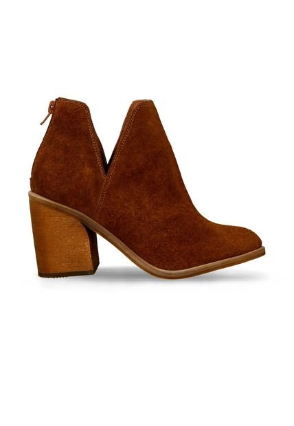 Botines Café Oscuro Bata Hungria Mujer