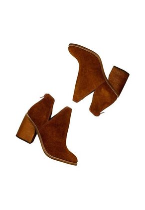 Botines Café Oscuro Bata Hungria Mujer