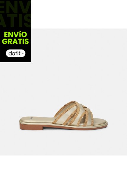 Sandalia Para Mujer Bata Almendra Maria
