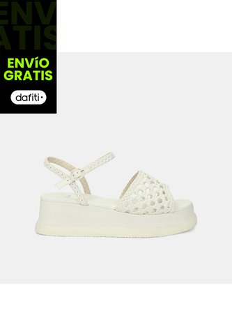 Sandalias Para Mujer Bata Blanco Bata