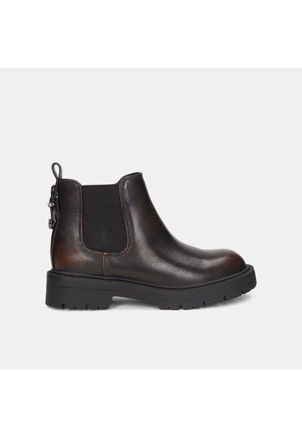 Botines Para Mujer Bata Café Oscuro Madi