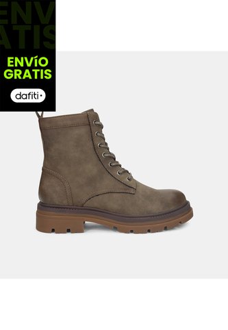 Botines Para Mujer Bata Café Oscuro Xaviera Bata