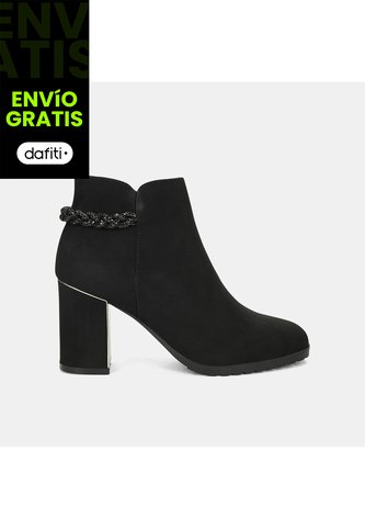 Botines Para Mujer Bata Negro Verni Bata