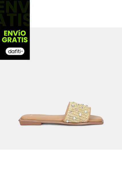 Sandalias Para Mujer Bata Café Claro