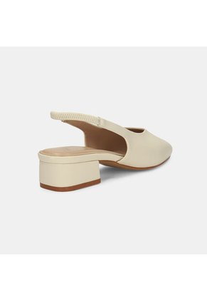 Tacones Para Mujer Bata Blanco Memphis