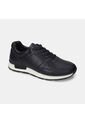 Tenis Para Hombre Bata Negro Perrie Casual de Bata