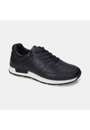 Tenis Para Hombre Bata Negro Perrie Casual