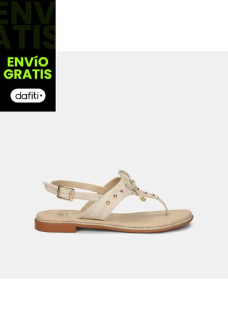 Sandalias Para Mujer Bata Beige Kimora Bata