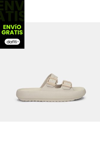 Pantufla Para Mujer Bata Beige Bata Ultra Bata