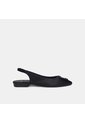 Baleta Para Mujer Bata Negro Gina'S Puntuda de Bata