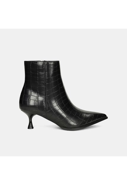 Botines Para Mujer Bata Negro Nurle