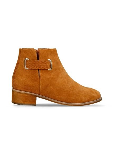 Botines Camel Bata Gelly Mujer