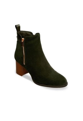 Botines Verde Oliva Bata Halluy Luck Mujer