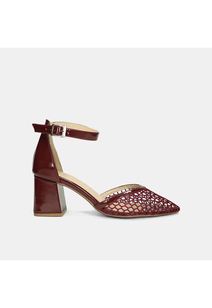 Tacones Para Mujer Bata Vinotinto Katriel