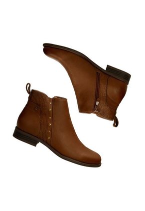 Botines Café Bata Gomy Ecuestres Mujer