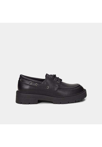 Mocasines Para Mujer Bata Negro Madi