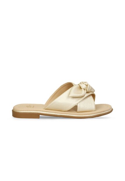 Sandalias Para Mujer Bata Champaña Iale