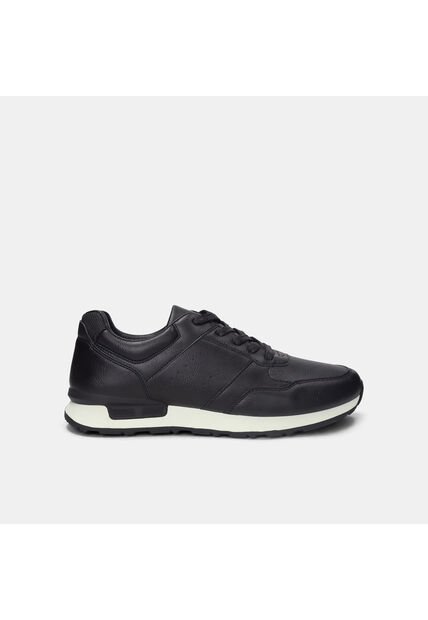 Tenis Para Hombre Bata Negro Perrie Casual