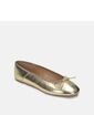 Baleta Para Mujer Bata Beige Delhi de Bata