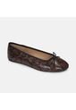 Baleta Para Mujer Bata Beige Delhi de Bata