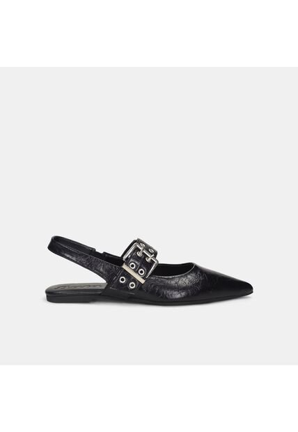 Baleta Para Mujer Bata Negro Prague
