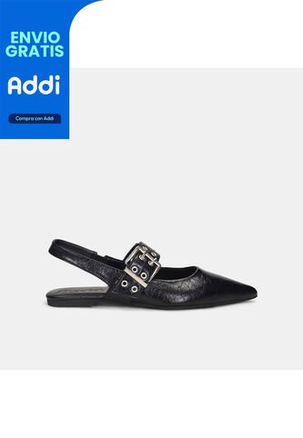 Baleta Para Mujer Bata Negro Prague Bata