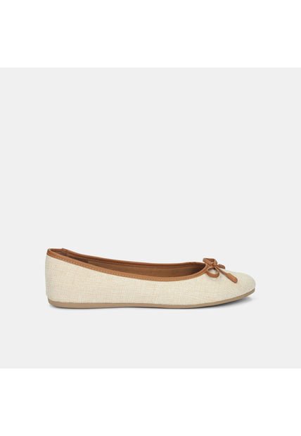 Baletas Para Mujer Bata Almendra