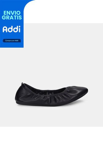 Baleta Para Mujer Bata Negro Delhi Bata