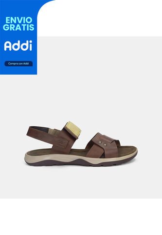 Sandalia Para Hombre Bata Café Oscuro Olsen Bata