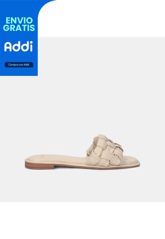 Sandalias Para Mujer Bata Beige Bata