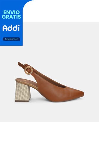 Tacones Para Mujer Bata Café Oscuro Laila Bata