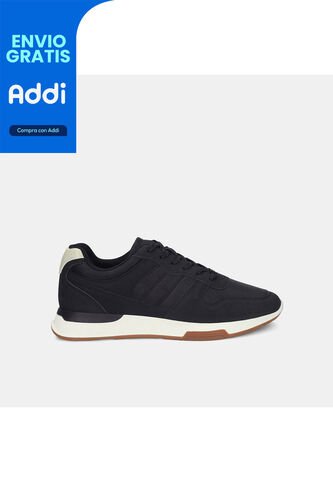 Tenis Para Hombre Bata Negro Omar Roldan Bata