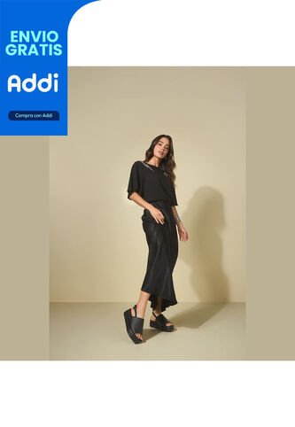 Sandalias Para Mujer Bata Negro Bata